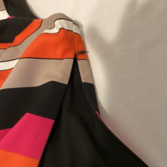 Vintage, Not Vanilla Kasper – Size 10 – Bold Striped Sleeveless Top & Skirt - Picture 9 of 11